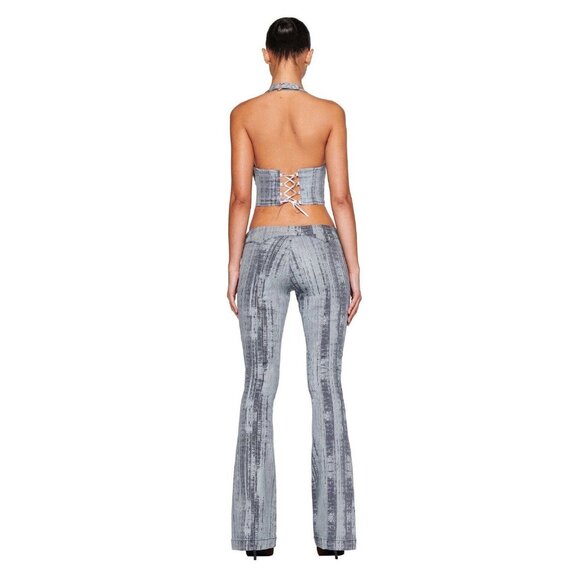 I. AM. GIA Women's MAYBEL Pant Pinstripe Denim Size XL- NEW WITH TAGS - Picture 10 of 16